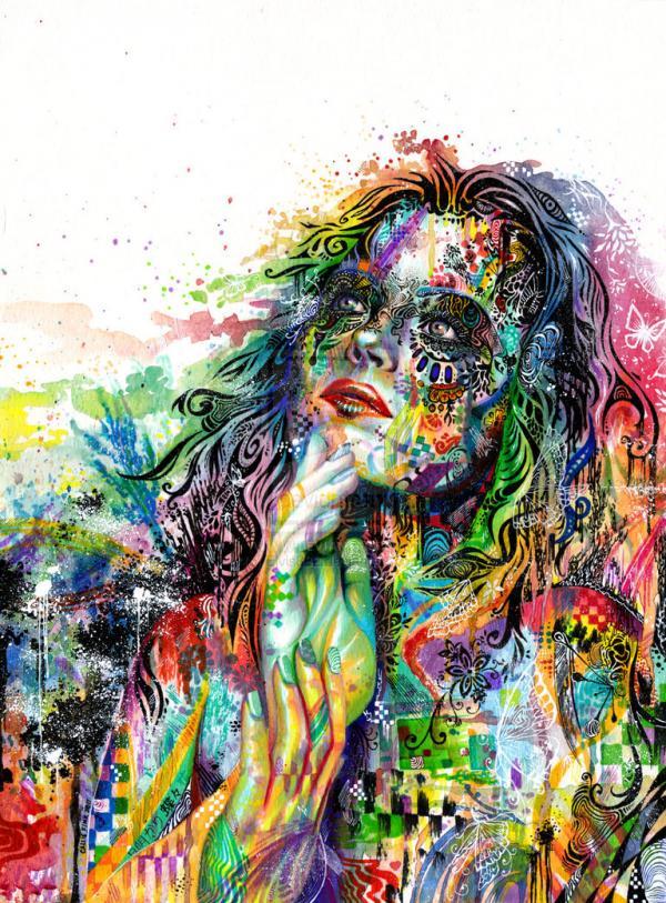 Mixed Media Drawings by Callie Fink