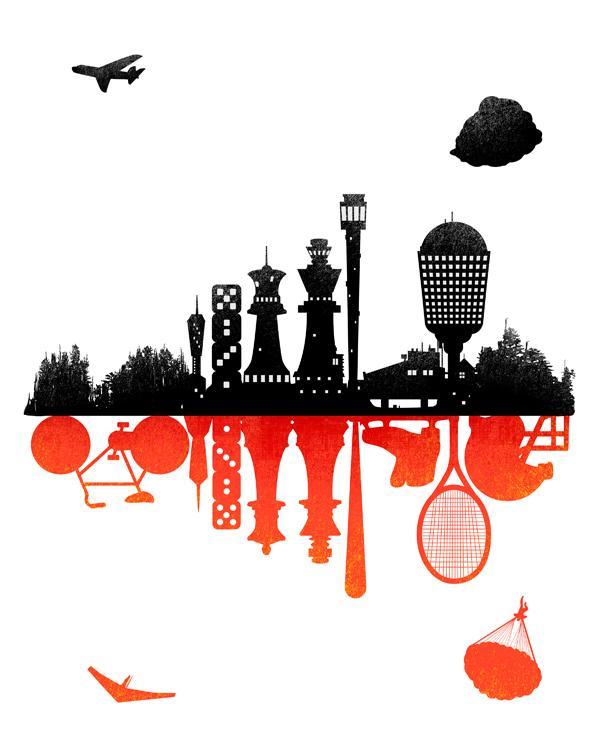 Minimalist Illustrations by Tang Yau Hoong