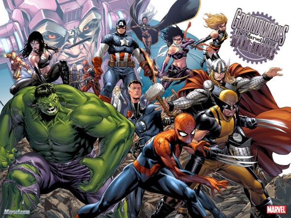 Comic Illustrations by Mark Brooks