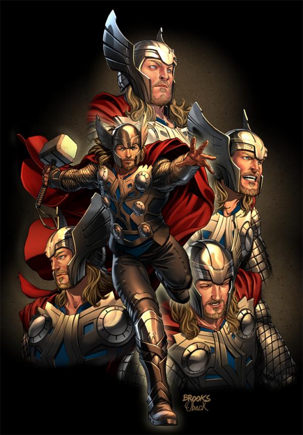 Comic Illustrations by Mark Brooks