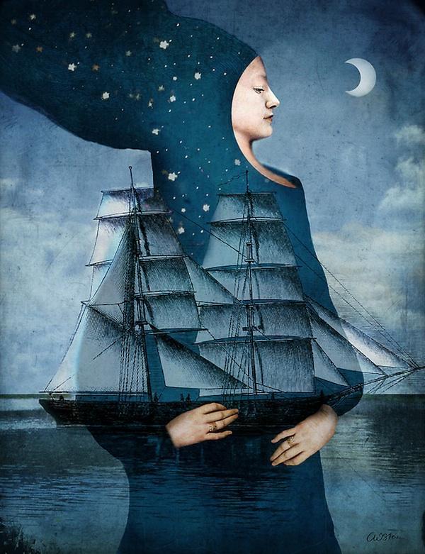 Mixed media Illustrations by Catrin Welz-Stein