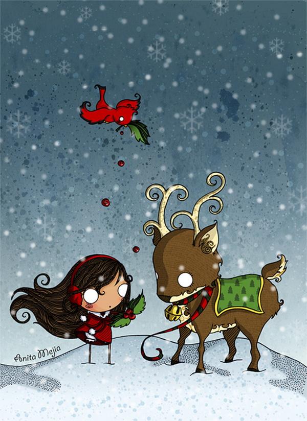 Cartoon Illustrations by Anita Mejia