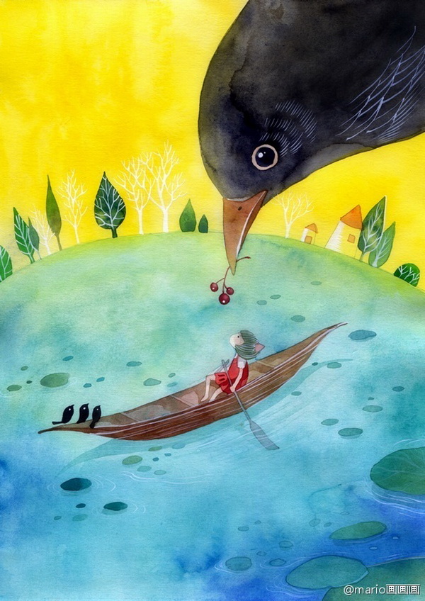 Illustrations by He Lu