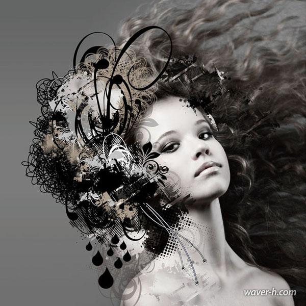 Mixed Media Artwork by Hu Yi Wei