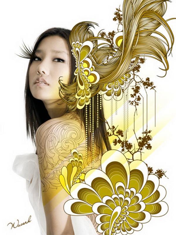 Mixed Media Artwork by Hu Yi Wei