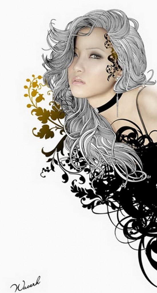 Mixed Media Artwork by Hu Yi Wei