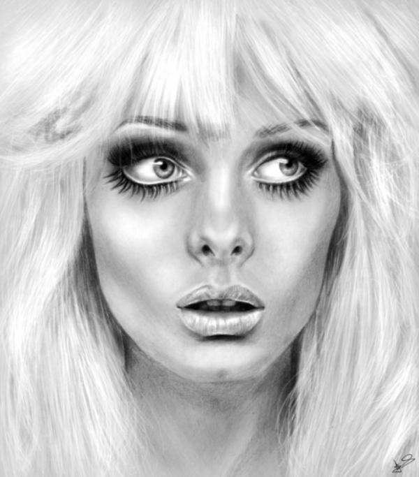 Portrait Illustrations by Sandra Jawad