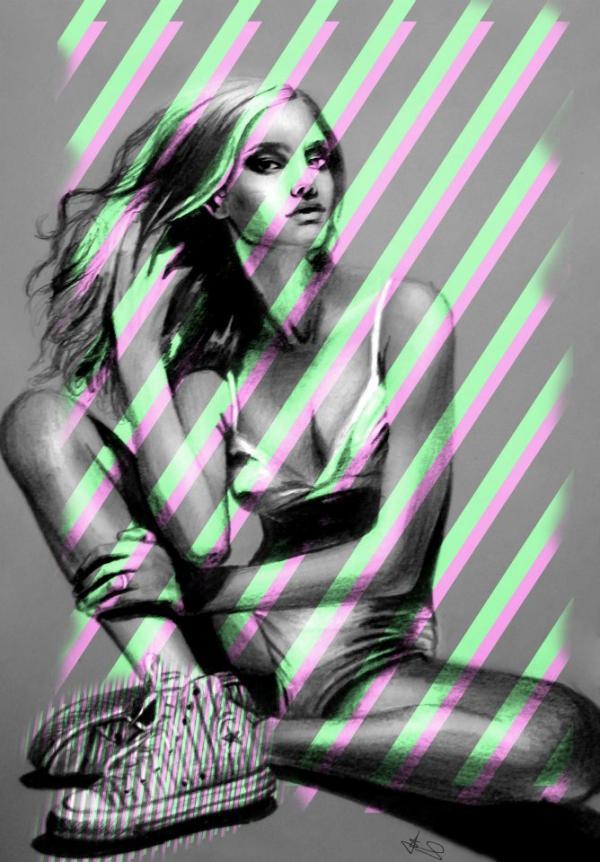 Portrait Illustrations by Sandra Jawad