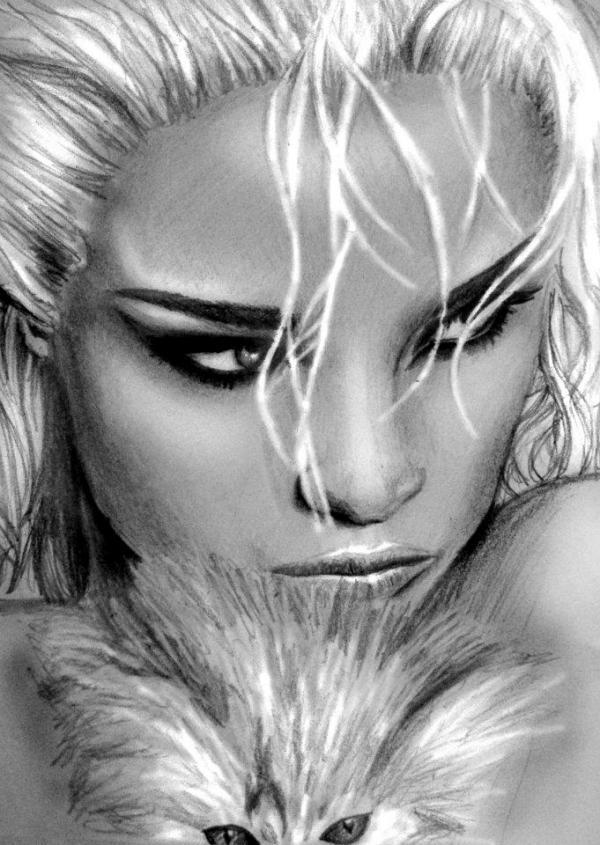 Portrait Illustrations by Sandra Jawad