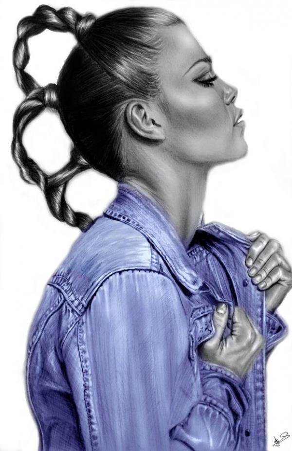 Portrait Illustrations by Sandra Jawad