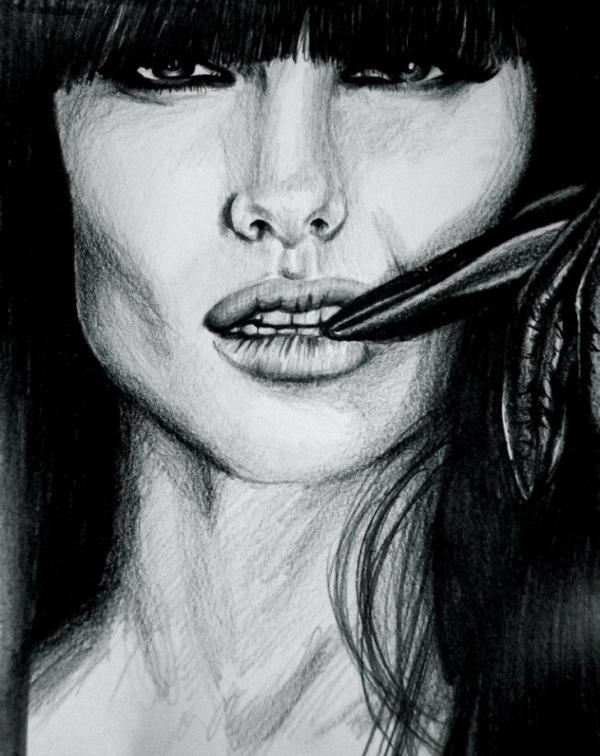 Portrait Illustrations by Sandra Jawad