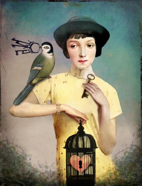 Vintage Surreal Illustrations by Catrin Welz-Stein