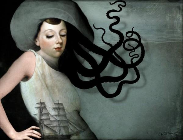 Vintage Surreal Illustrations by Catrin Welz-Stein