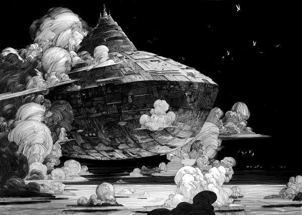 Black and White Illustrations by Nico Delort