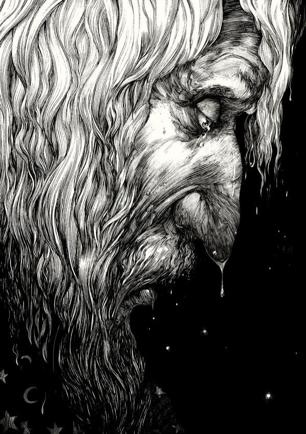Black and White Illustrations by Nico Delort