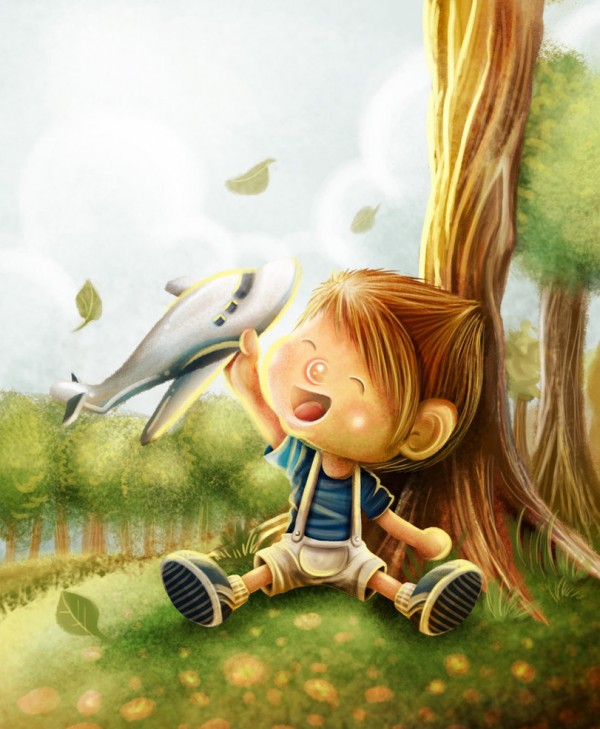 Children Illustrations by Evan Raditya Pratomo