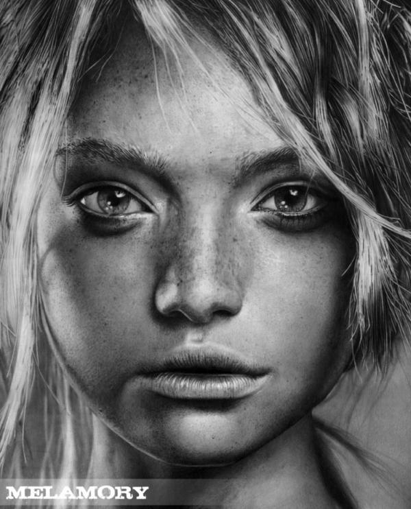Pencil Art by Olga Melamory Larionova