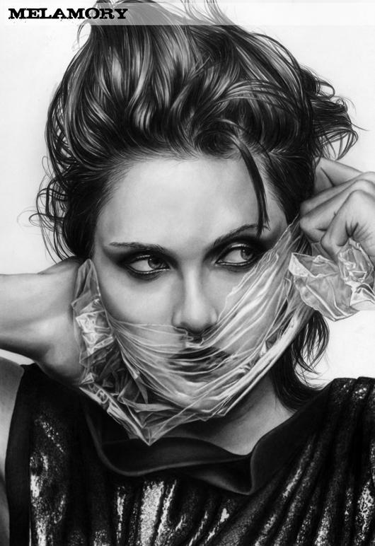 Pencil Art by Olga Melamory Larionova