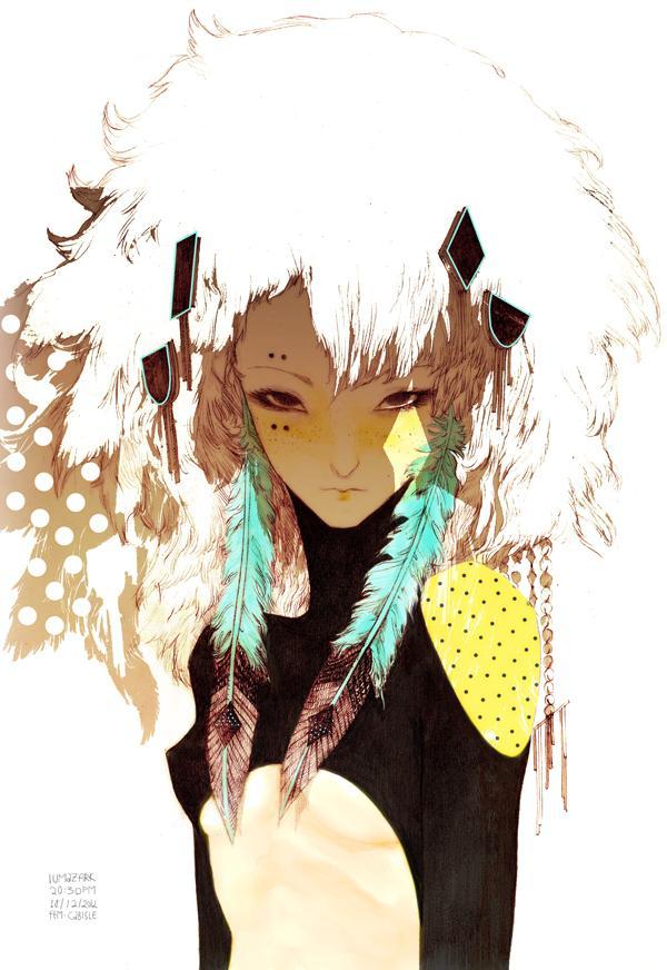 Pop Girl Illustrations by Gabriel Iumazark
