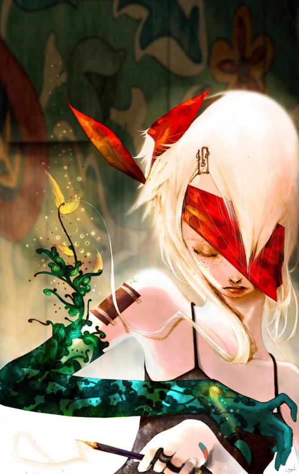 Pop Girl Illustrations by Gabriel Iumazark