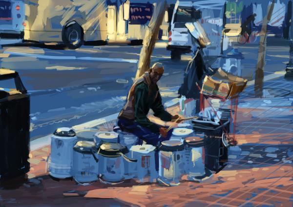 Digital Paintings by Zhu Haibo
