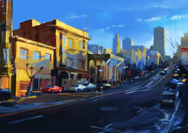Digital Paintings by Zhu Haibo