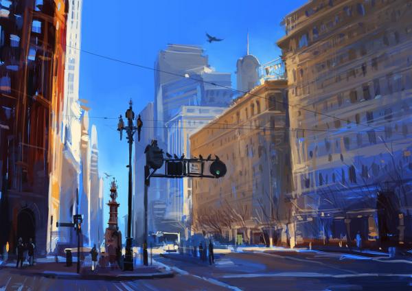 Digital Paintings by Zhu Haibo