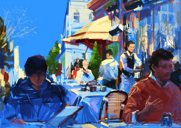 Digital Paintings by Zhu Haibo