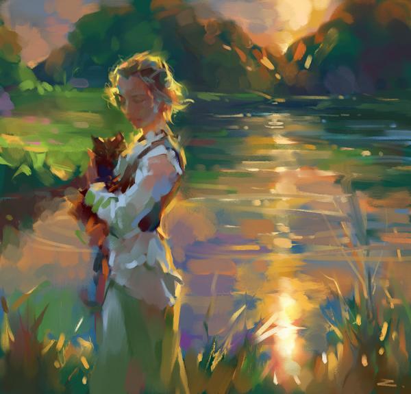 Digital Paintings by Zhu Haibo