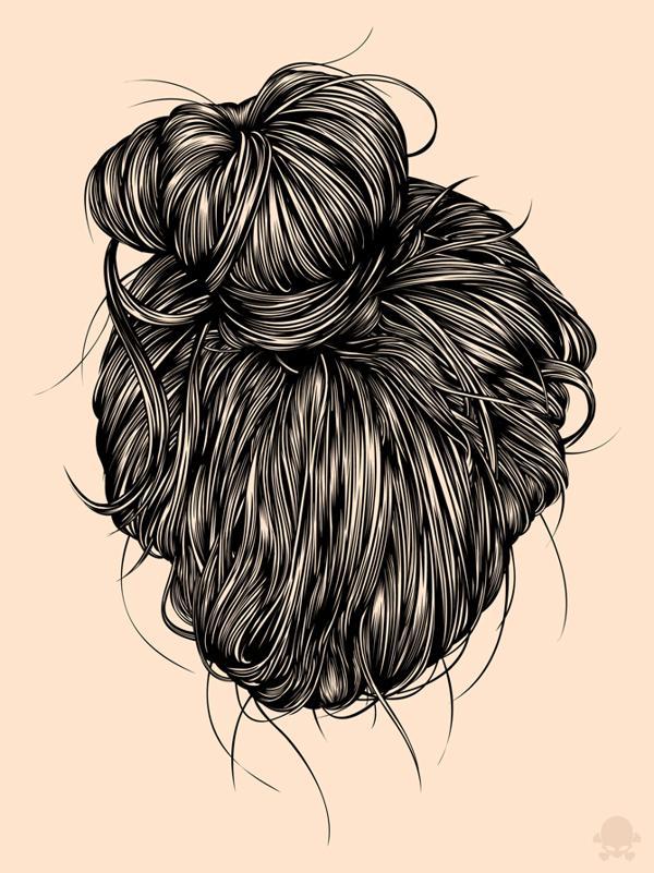 Hair Illustrations by Gerrel Saunders