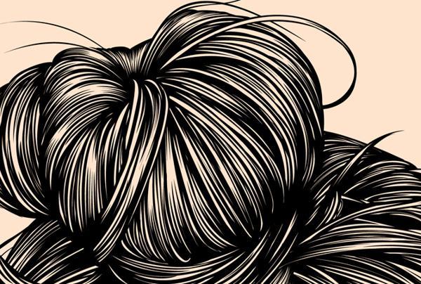 Hair Illustrations by Gerrel Saunders