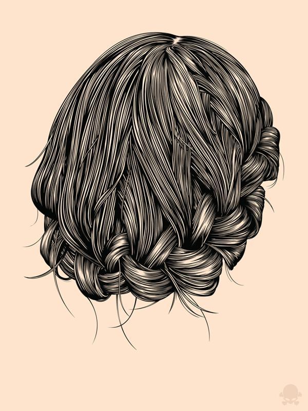 Hair Illustrations by Gerrel Saunders