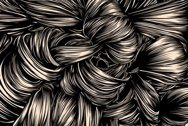 Hair Illustrations by Gerrel Saunders