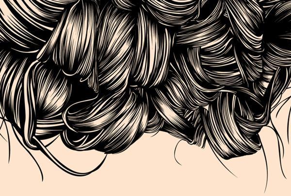 Hair Illustrations by Gerrel Saunders
