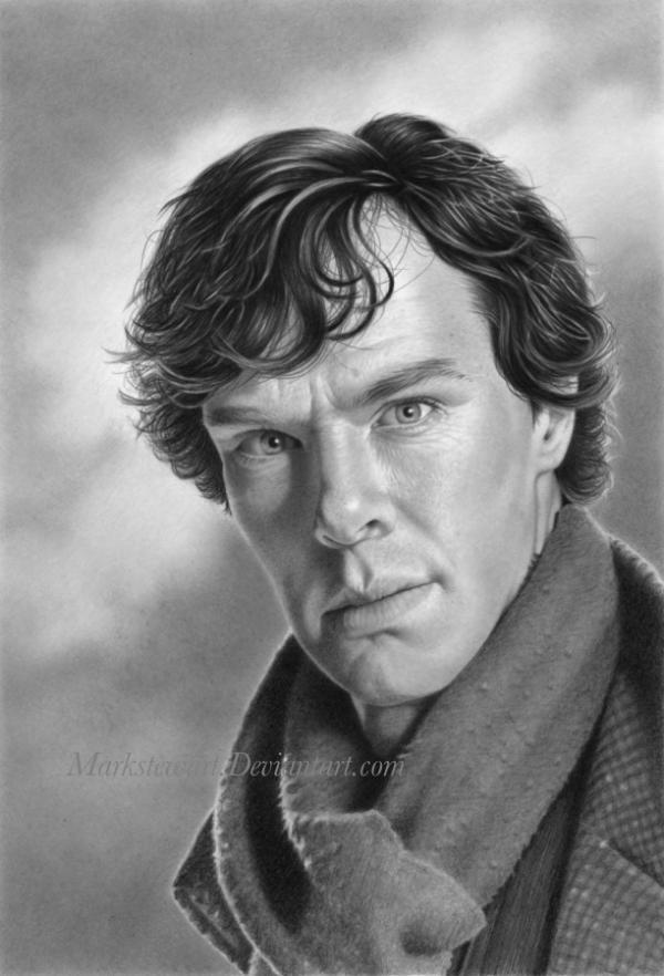 Pencil drawings by Mark Stewart