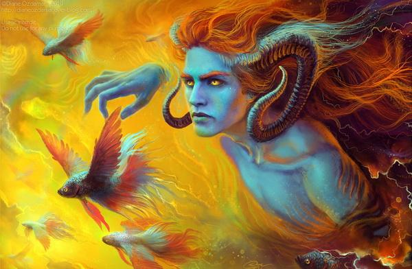 Digital Paintings by Diane Özdamar