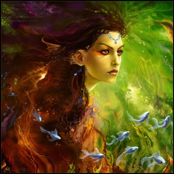 Digital Paintings by Diane Özdamar