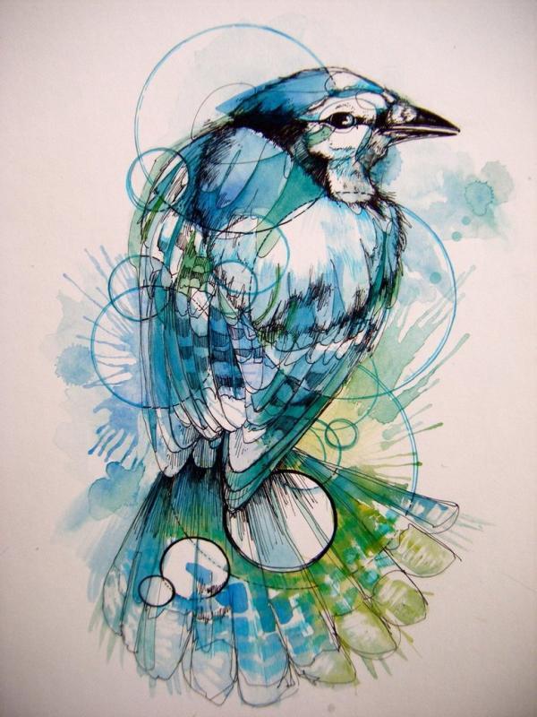 Watercolor Animals by Abby Diamond