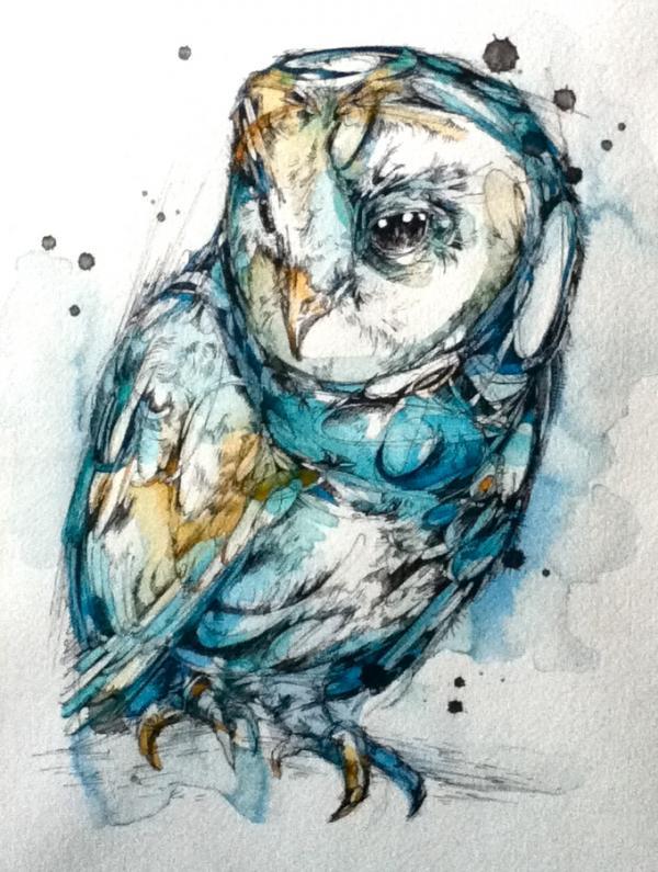 Watercolor Animals by Abby Diamond