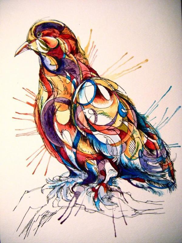 Watercolor Animals by Abby Diamond
