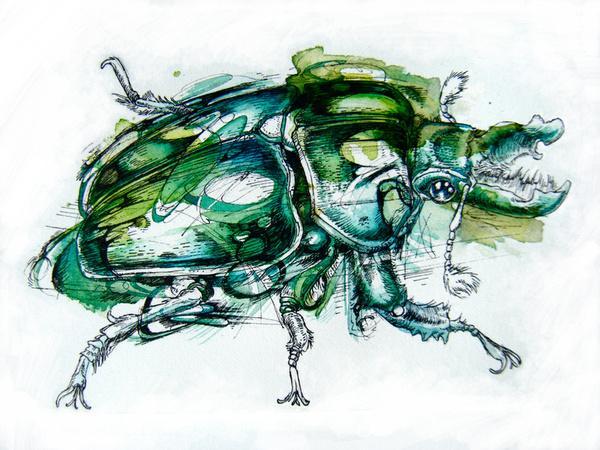 Watercolor Animals by Abby Diamond