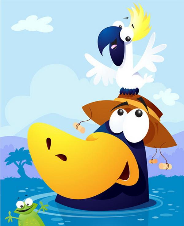 Cartoon Illustrations by Nick Diggory