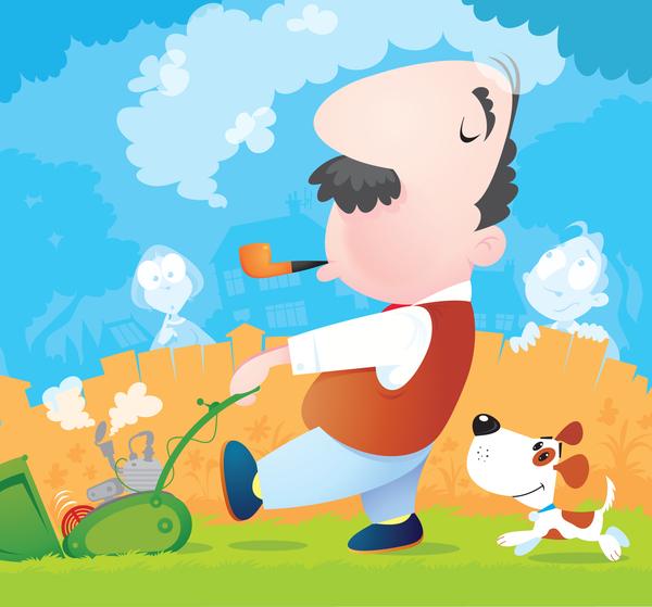 Cartoon Illustrations by Nick Diggory