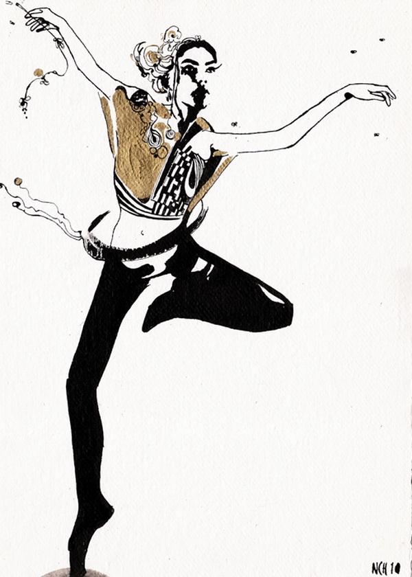 Fashion Illustrations by Naja Conrad-Hansen