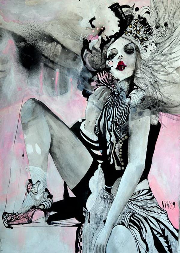 Fashion Illustrations by Naja Conrad-Hansen