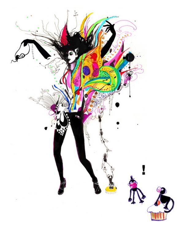 Fashion Illustrations by Naja Conrad-Hansen