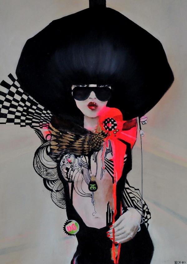 Fashion Illustrations by Naja Conrad-Hansen