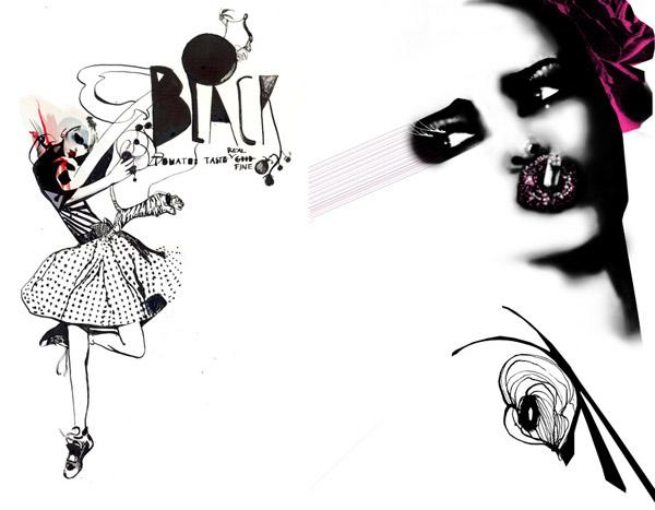 Fashion Illustrations by Naja Conrad-Hansen