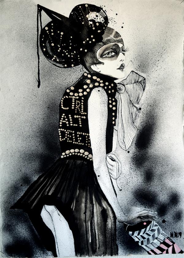Fashion Illustrations by Naja Conrad-Hansen