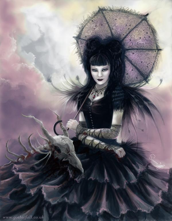 Gothic Dark Art by Suzanne Gildert